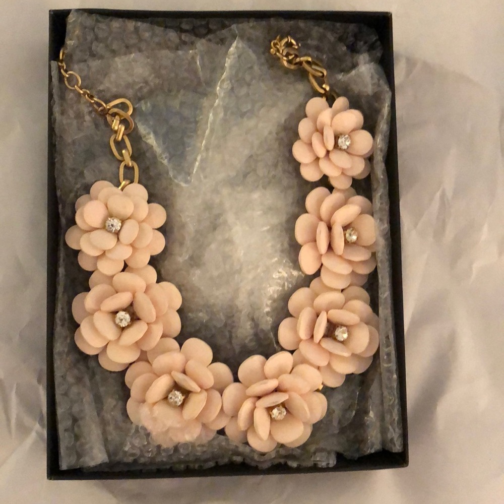 J. crew floral necklace